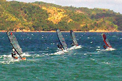 Windsurfing Bulalacao Bay Mindoro
