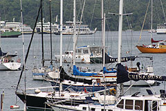 Ferry Services Suspended During Typhoon Mirinae 2009 Philippines