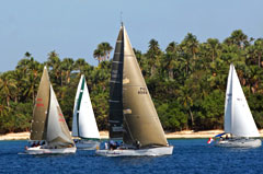 2010 Puerto Galera Yacht Club Easter Regatta Philippines vs. America's Cup 2010 Valencia Spain