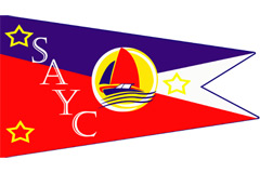 The burgee of the Santa Ana Yacht Club the first and last yacht club in the Philippines Santa Ana Yacht Club burgee