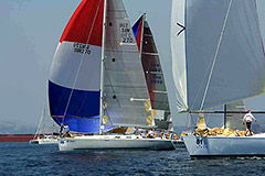 Million dollar yachts racing in the Philippines sailing regatta Philippines